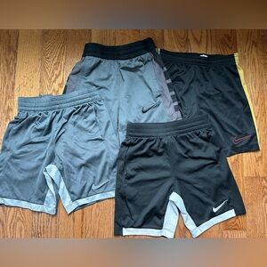 Four Nike Dri-Fit Athletic Shorts (Boys size Small)